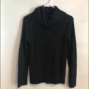 Casual corner Annex, black turtleneck sweater, L